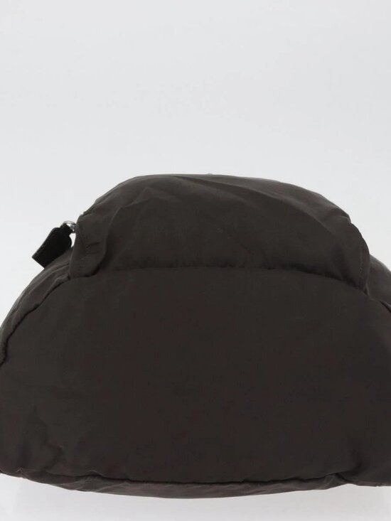 PRADA Backpack Nylon Brown Silver Auth main image 15